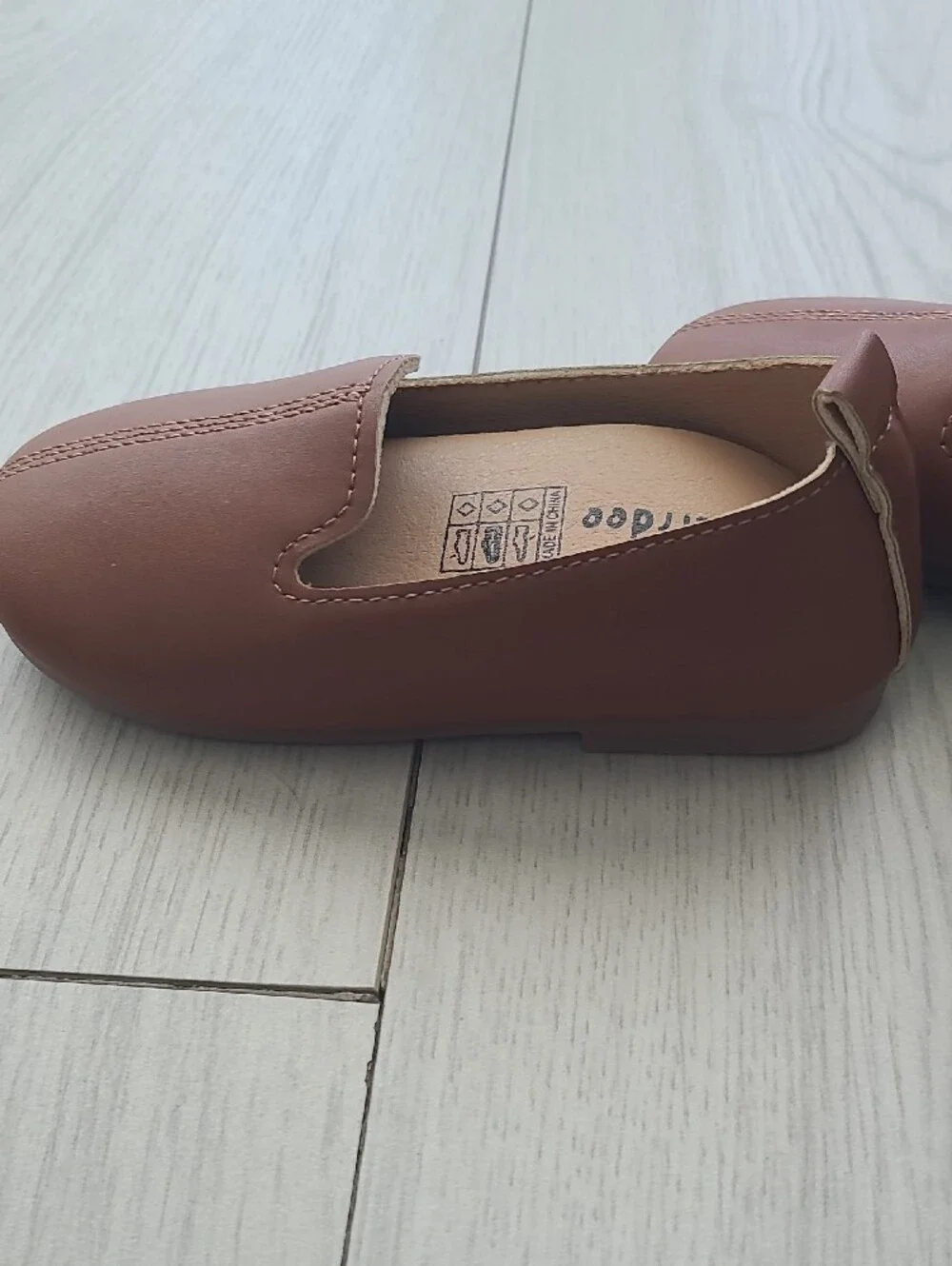 Children's Brown Slip-On Moccasins by